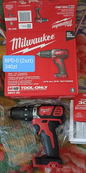 Wiertarko wkrętarka BPD-0 Milwaukee