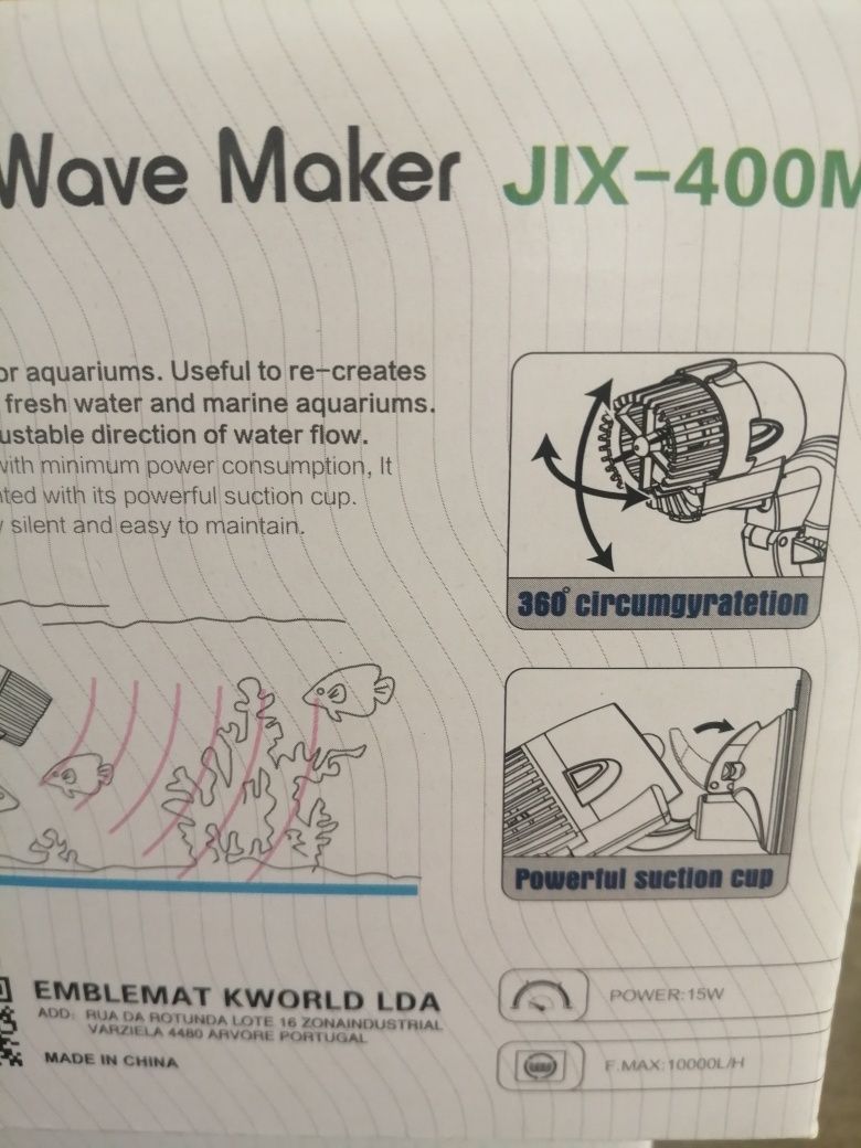 Wave maker para aquários