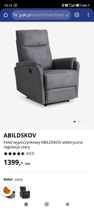 Sprzedam nowy fotel, link w opisie