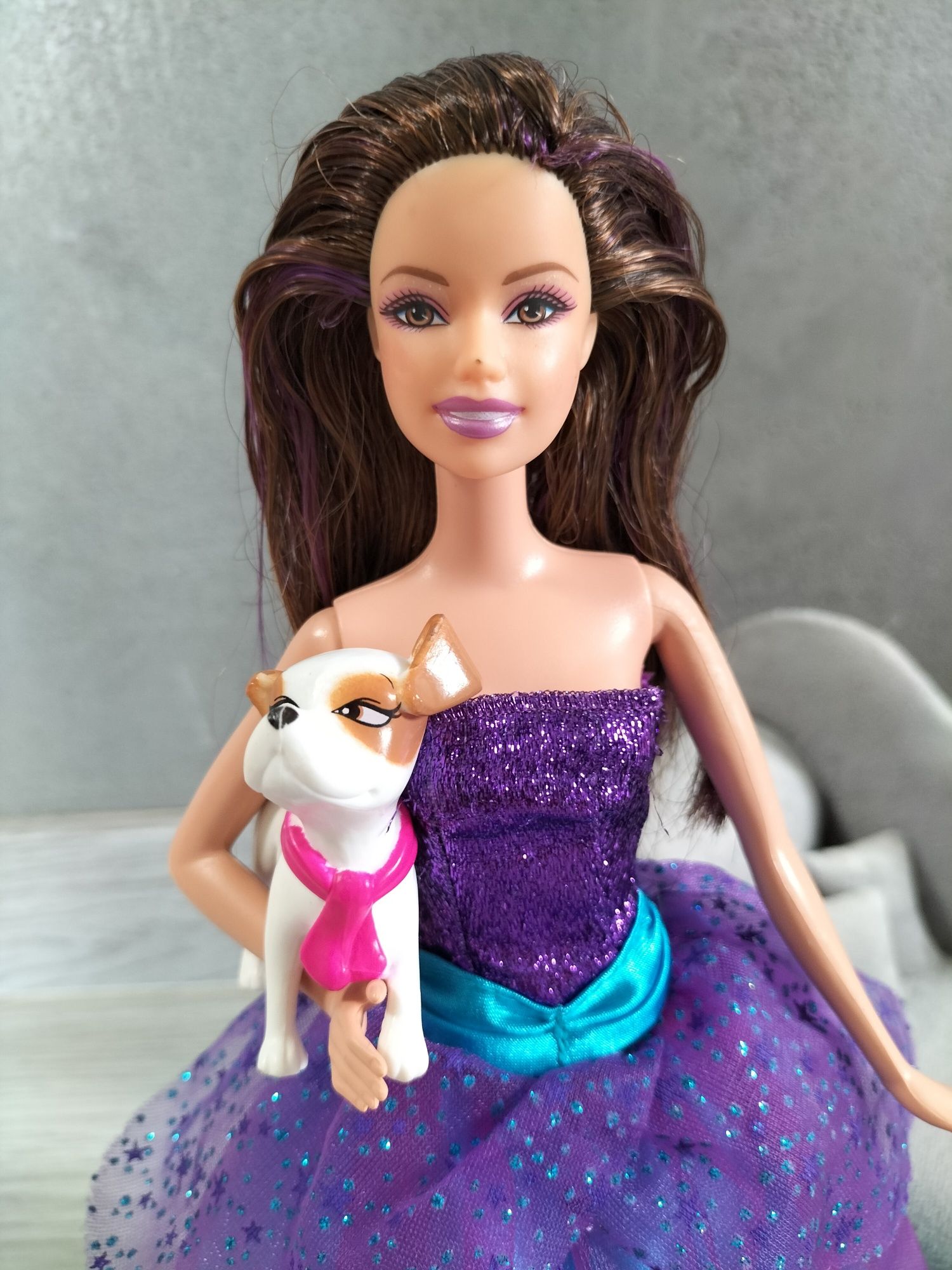 Lalka Barbie Marie Alecia w świecie Mody z pieskiem Mattel
