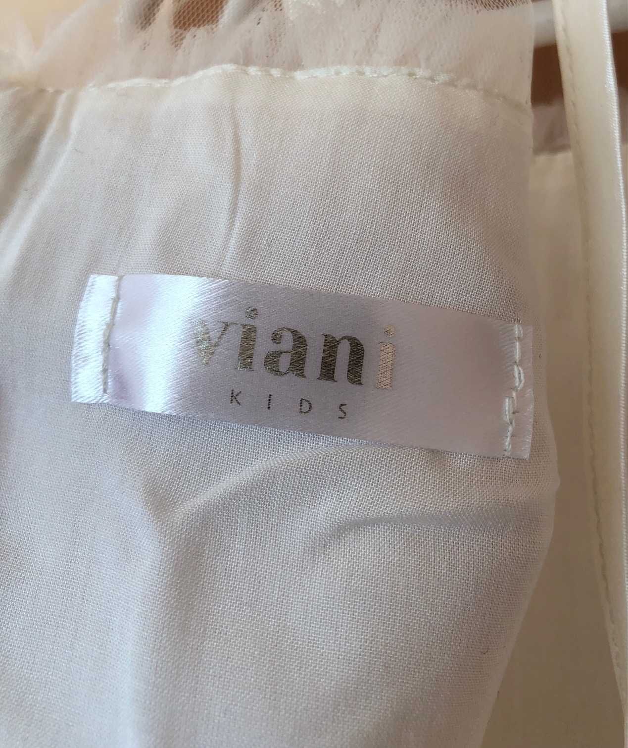 Платье детское Viani (белого цвета на возраст 5-6 лет)