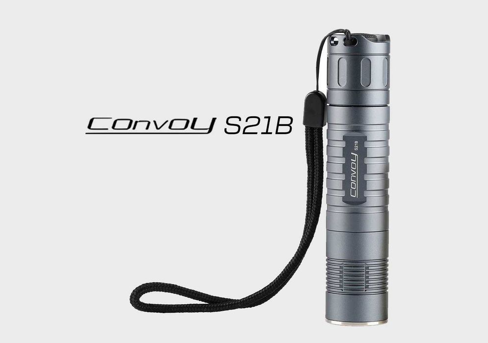 Ліхтарики Convoy S21A, S21B SST40 - 21700, Різне світло, чохол. ОПТ