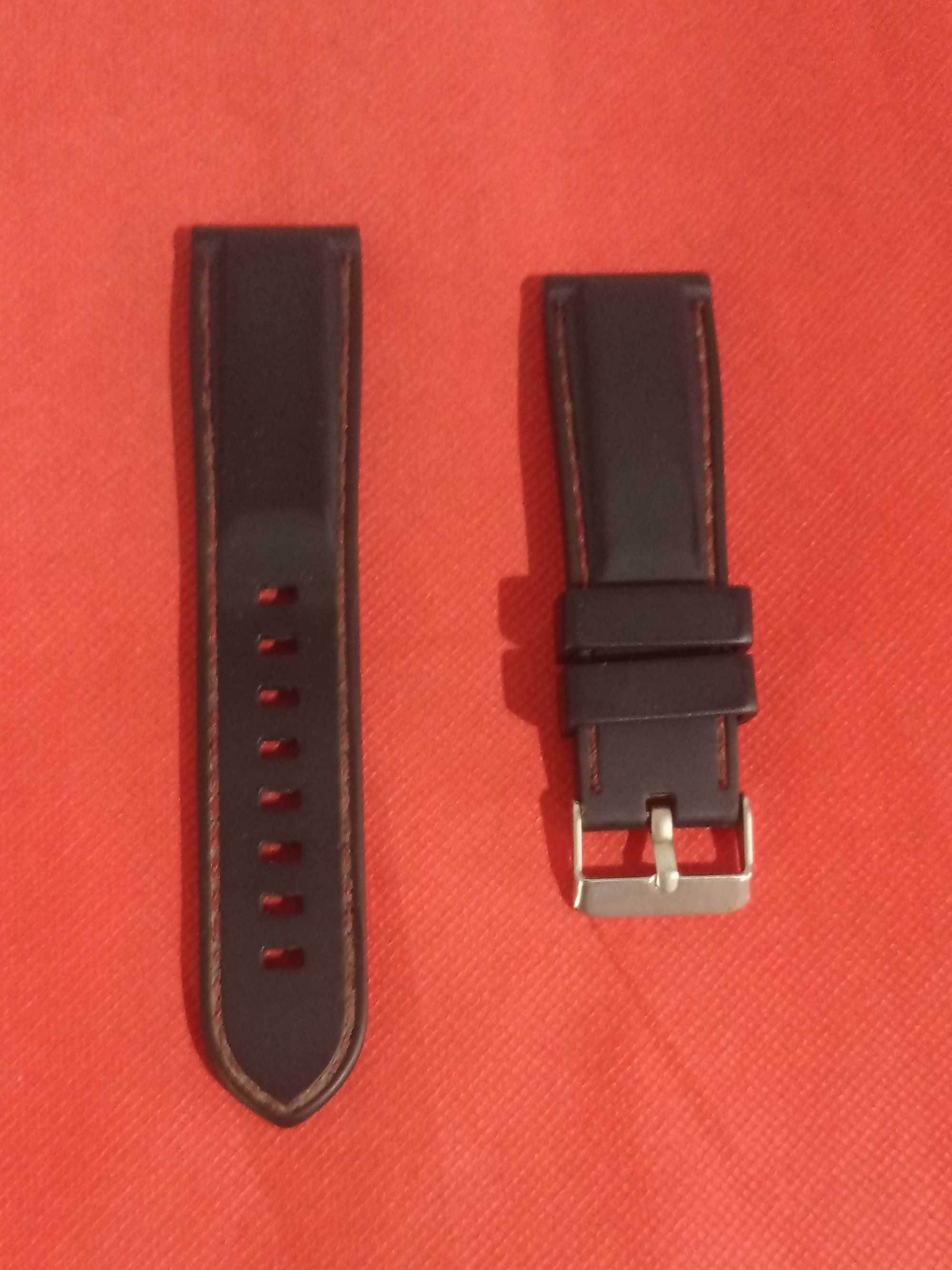 Bracelete preta 24mm (cilicone)