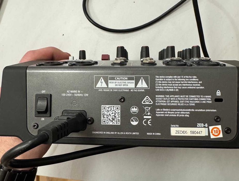 Mikser Allen&Heath ZED-6 mixer dj