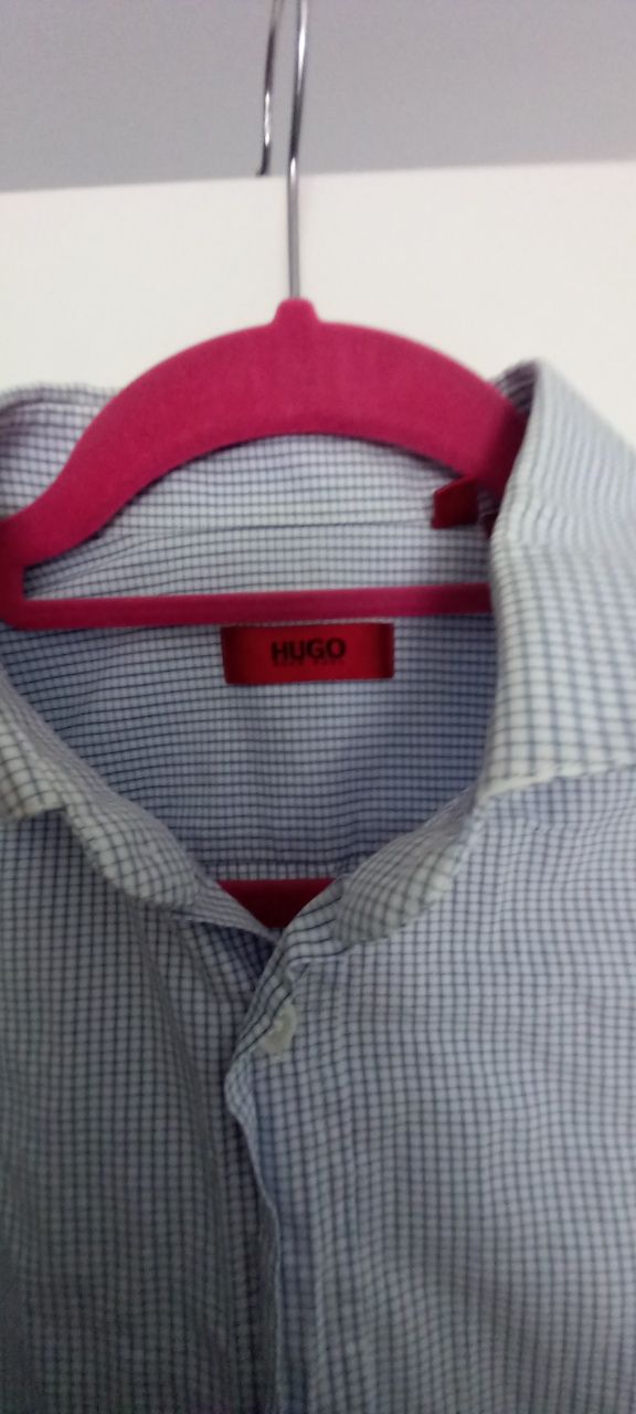 Hugo Boss koszula w kratke 40