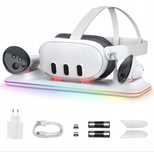 GEEKERA Stacja Ładowania Meta Quest 3 Magnetyczna Stojak VR