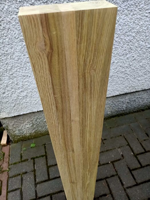 Akacja półka do łazienki loft 100x15x5 cm