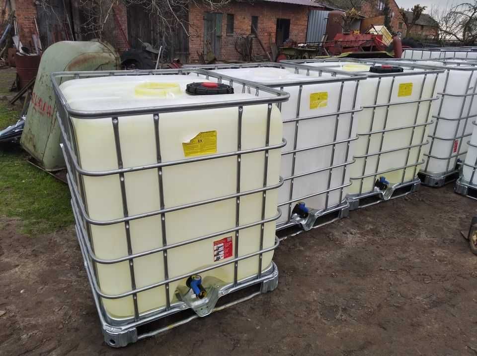 Zbiornik 1000l mauzer nawóz RSM płynny czysty idealny na  paliwo