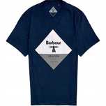 Barbour Beacon Koszulka T-Shirt Męska Slim Fit z Nadrukiem Logowana r.