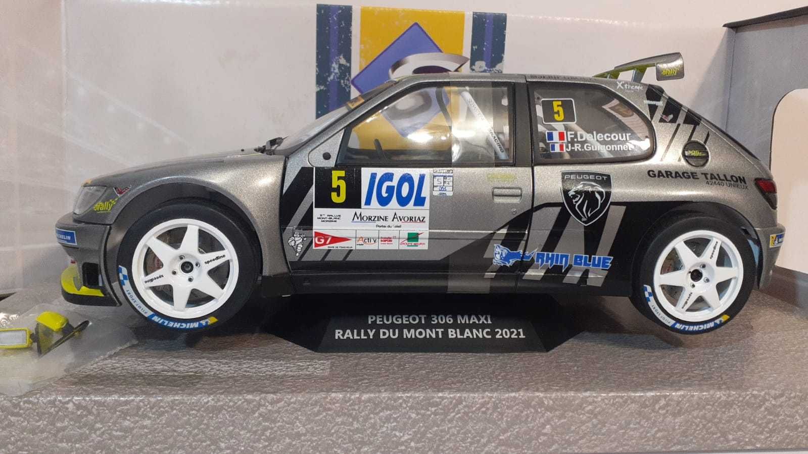 1/18 Peugeot 306 Maxi Rally Du Mont Blanc 2021 cz - Solido