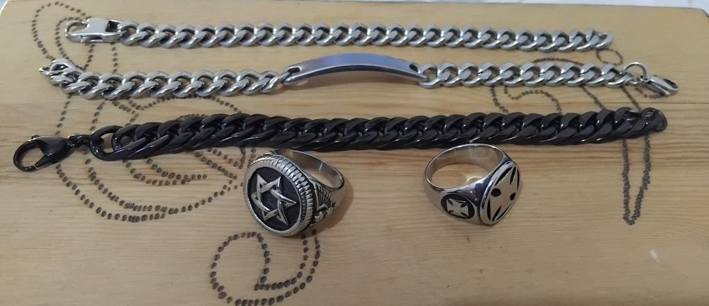 Pulseiras e Anéis