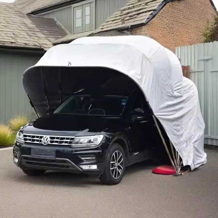 Garaż Samochodowy składany, 2,6x5,8x2,1m, Szary