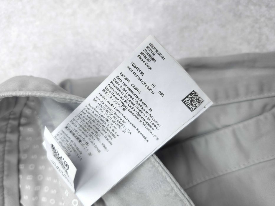 HUGO BOSS Sisla 4 Cargo Męskie Spodnie Joggery 54 ! Igła