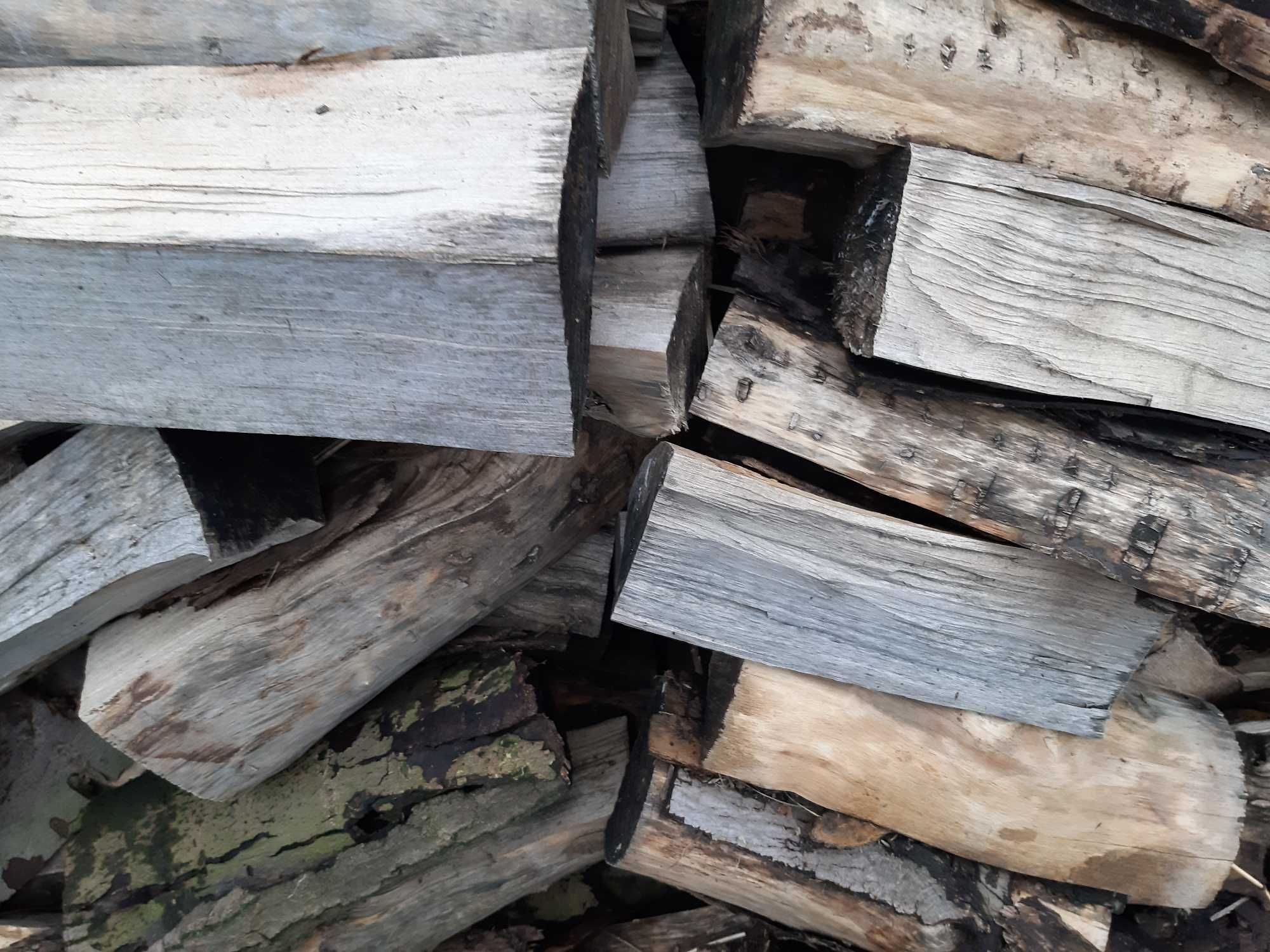 Drewno kominkowe dąb sezonowany 24  miesiące, dębina sezonowana okazja