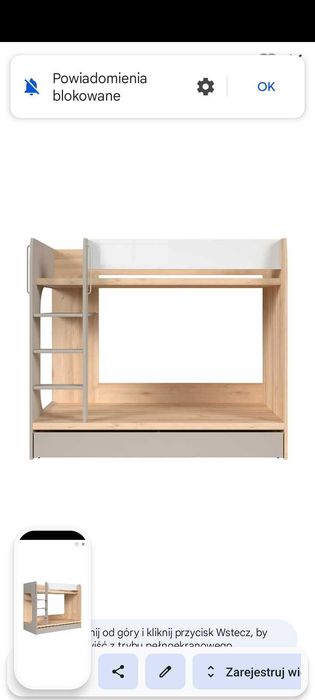 Łóżko piętrowe dla dzieci