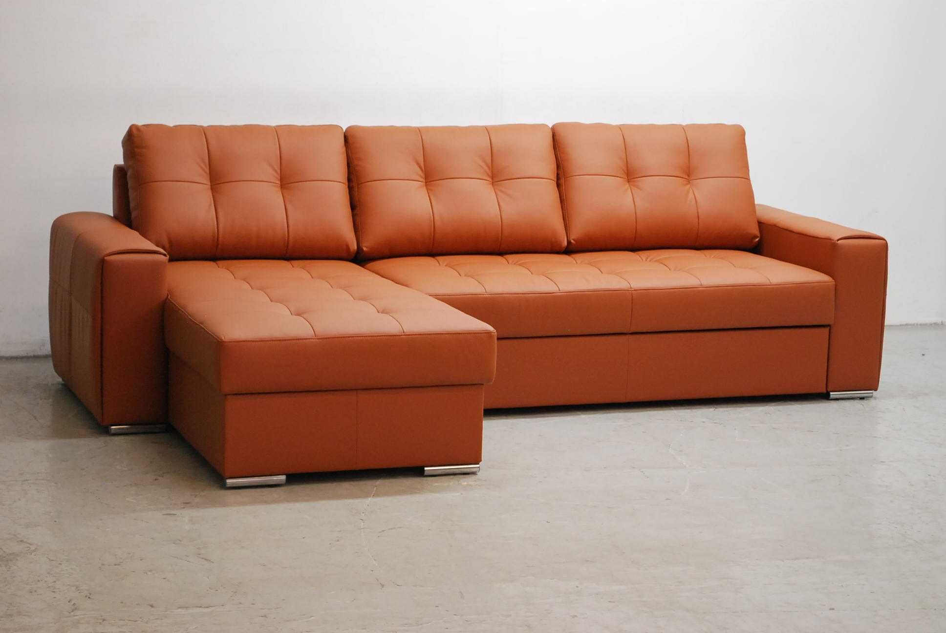 SKÓRA NATURALNA NAROŻNIK spanie pojemnik  3099 SOFA kanapa rogówka
