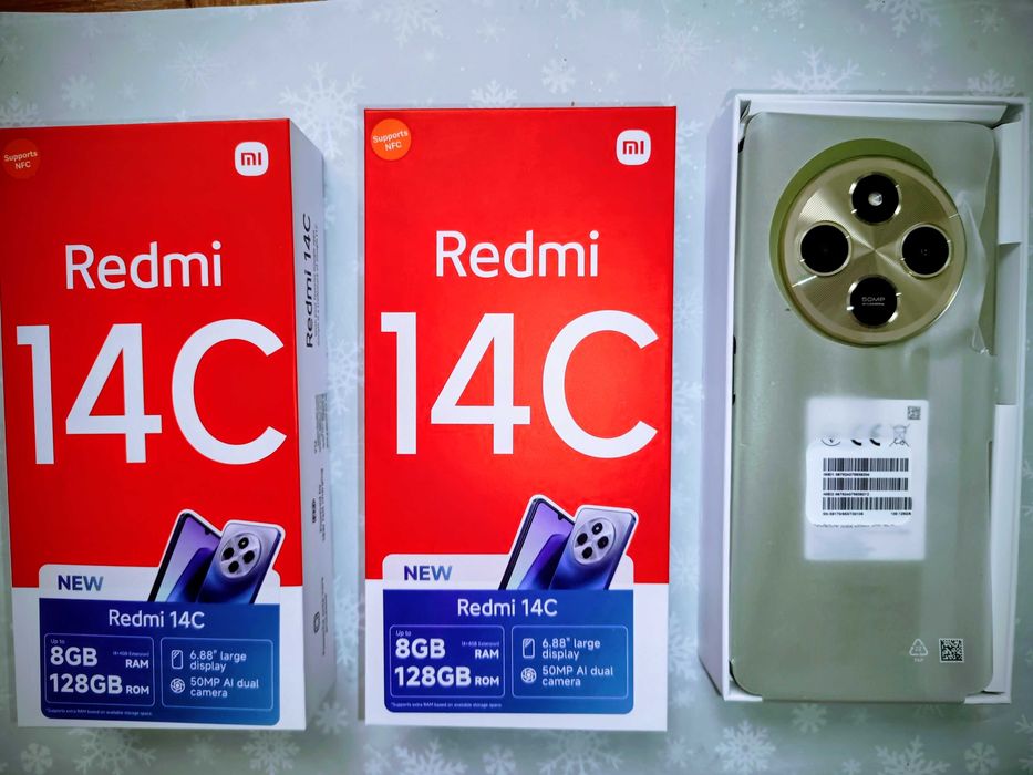TLM Redmi A5 128GB ROM + 4GB RAM, Brand New in Box, Android 15 Smartphone64284423733635122
