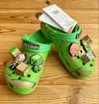 Crocs Minecraft, Крокси Майнкрафт, Кроксы Маинкрафт, Крипер, Кріпер