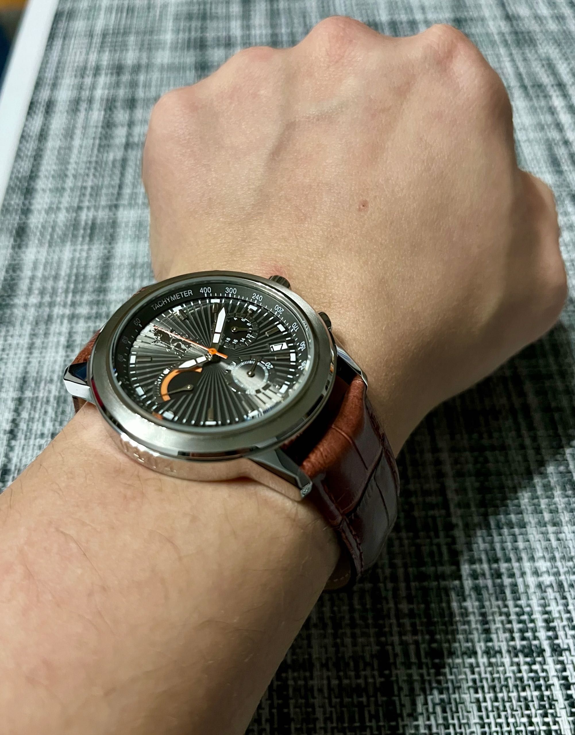 Zegarek Męski Orzeł Prawo i Wolność Seiko mechaquartz caliber VK83