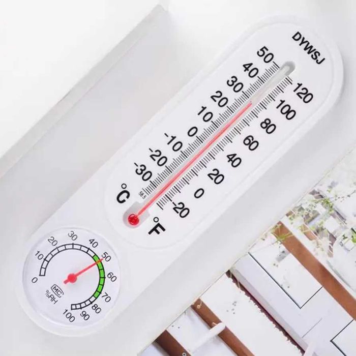 Termometr z higrometrem zewnętrzny wewnętrzny ogrodowy stacja pogodowa