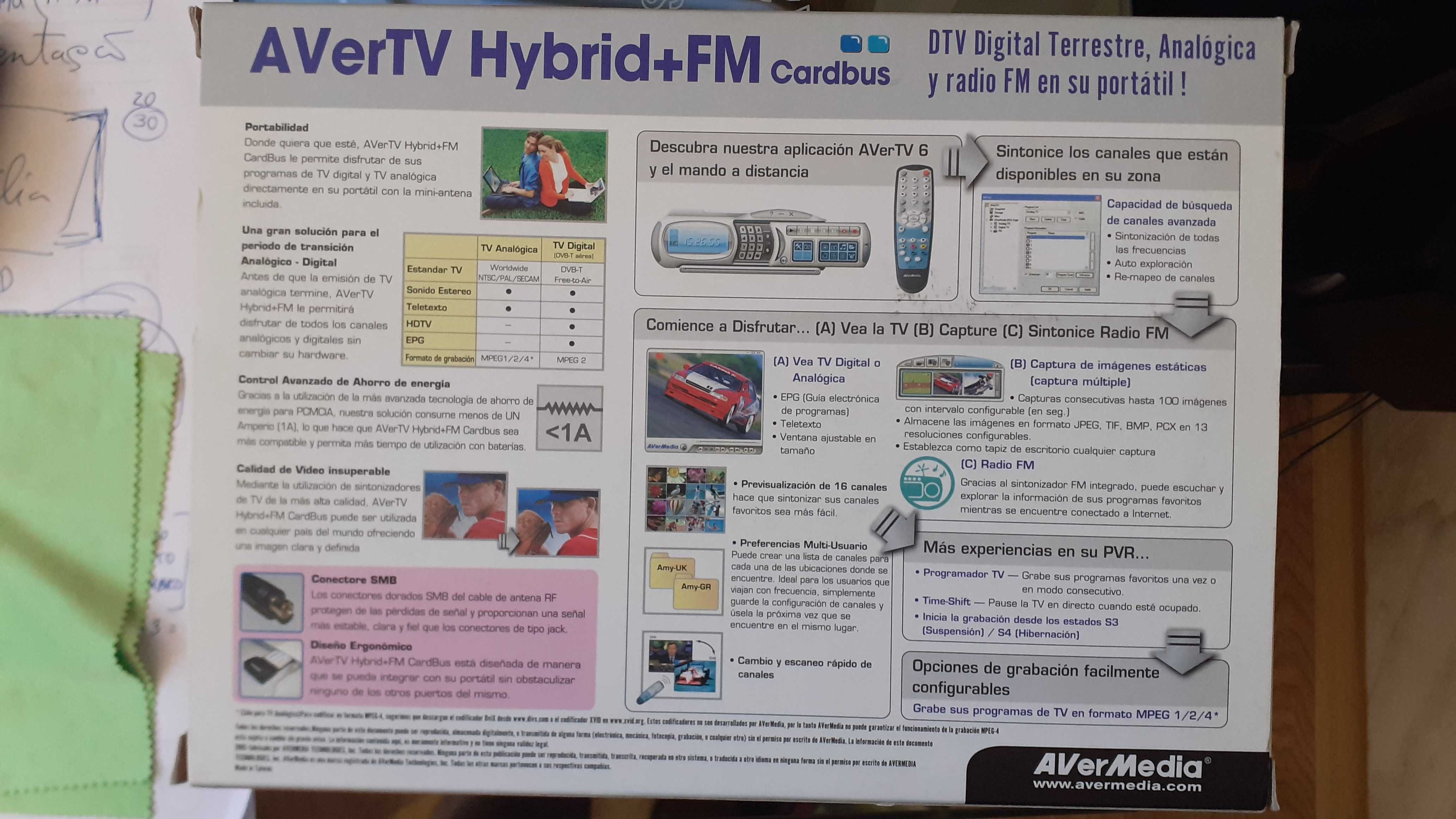 AverTV Hybrid+FM Cardbus