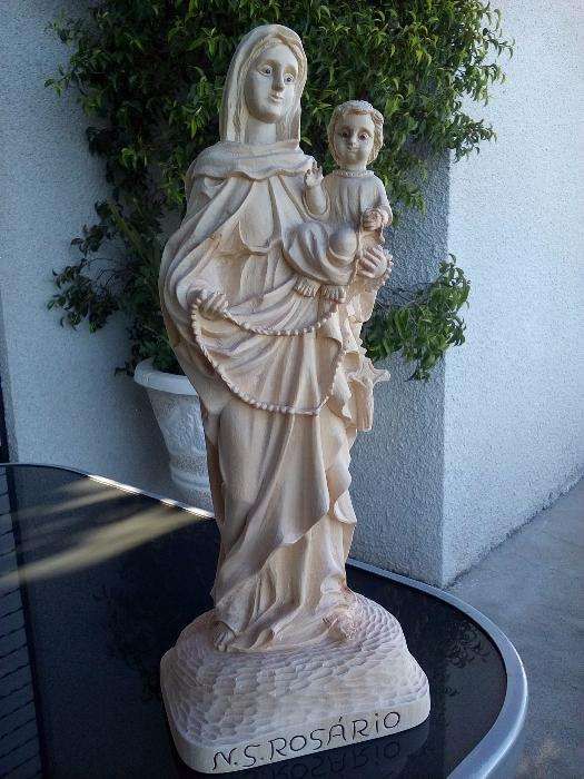 Escultura Arte Sacra Talha Madeira Nossa Senhora do Rosário