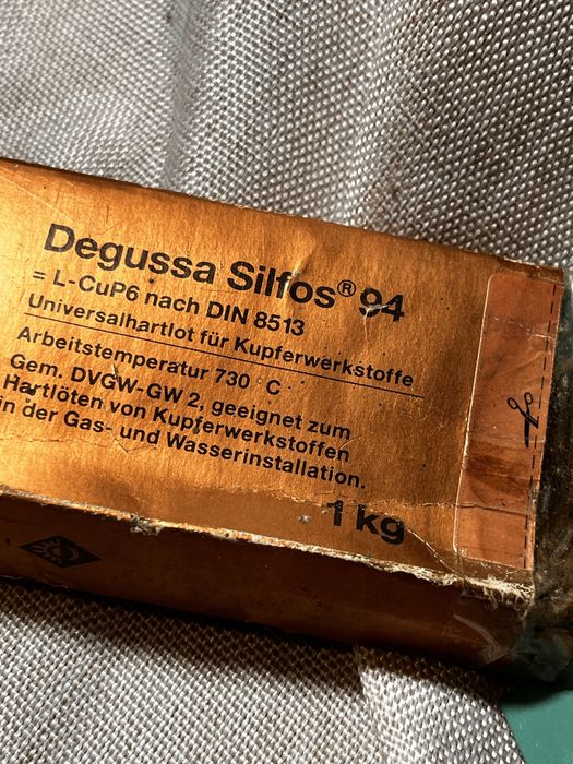 Hartlot silfos 94 cu lut degussa