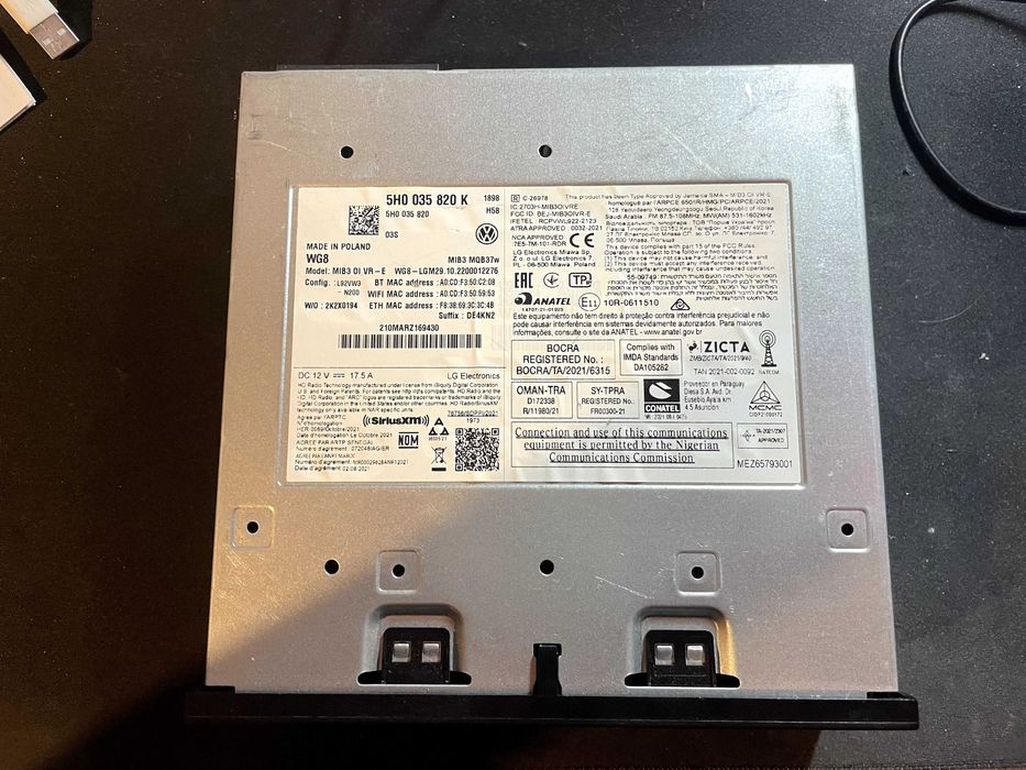 VW Golf VIII / MIB3 – radio / nawigacja / oryginał