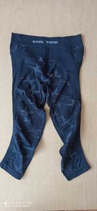 Kari Traa XS/S czarne sportowe legginsy 3/4 spodnie spodenki fitness g