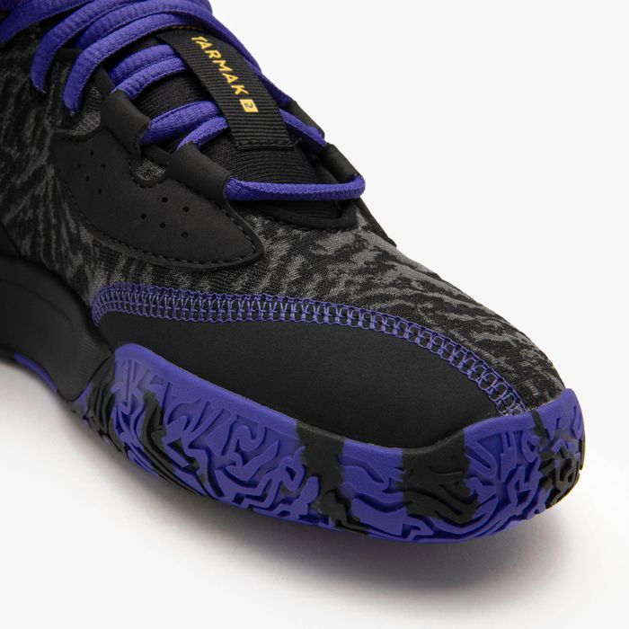 Botas de Basquetebol Criança NBA Lakers FAST 900 LOW-1 Preto