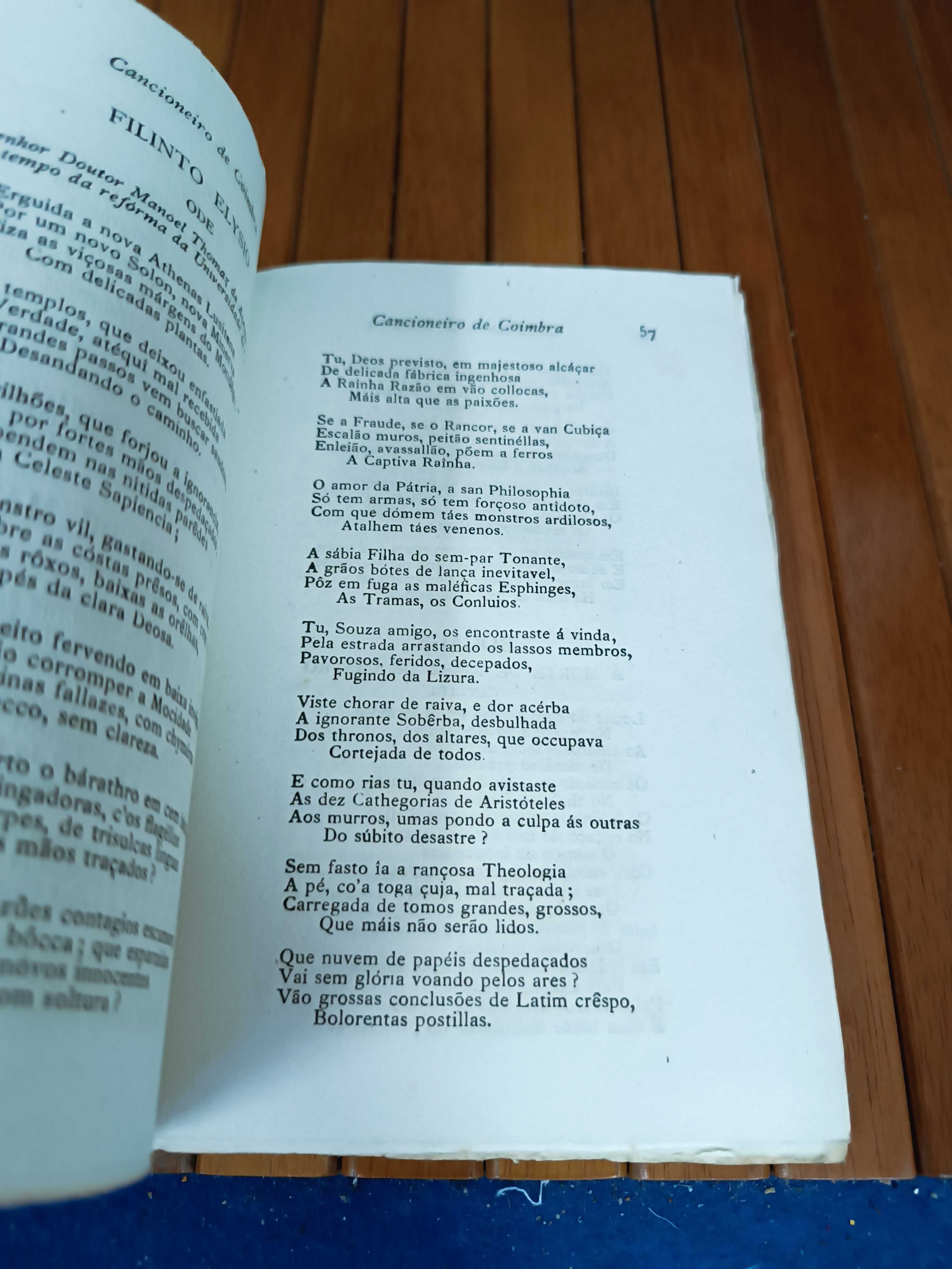 Livro Cancioneiro de Coimbra por Afonso Lopes Vieira 1918