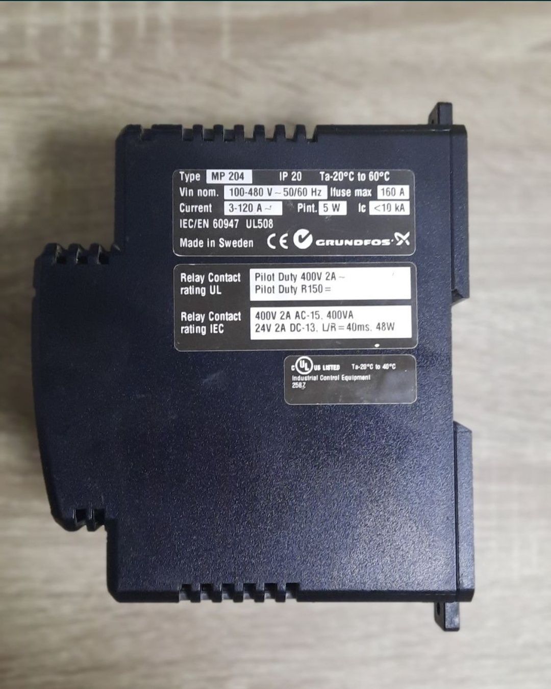 Блок защиты электродвигателя Grundfos MP 204