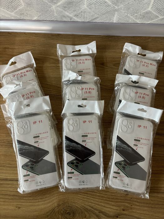 Чохли на Айфон 11,12,13 ; Pro/Pro Max прозорі
