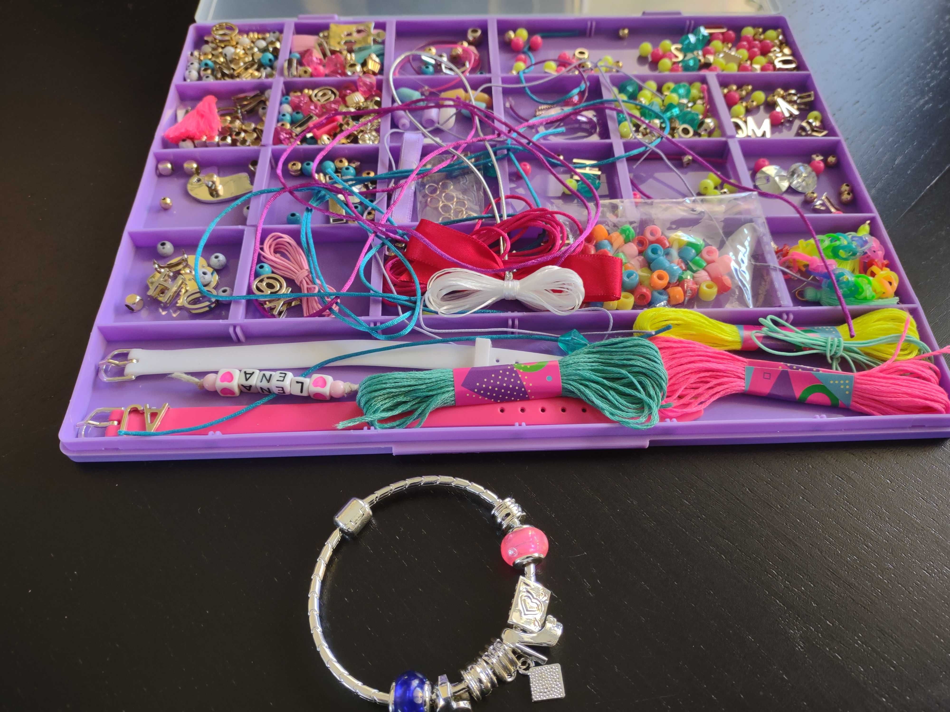 zestaw do tworzenia biżuterii dla dziewczynki