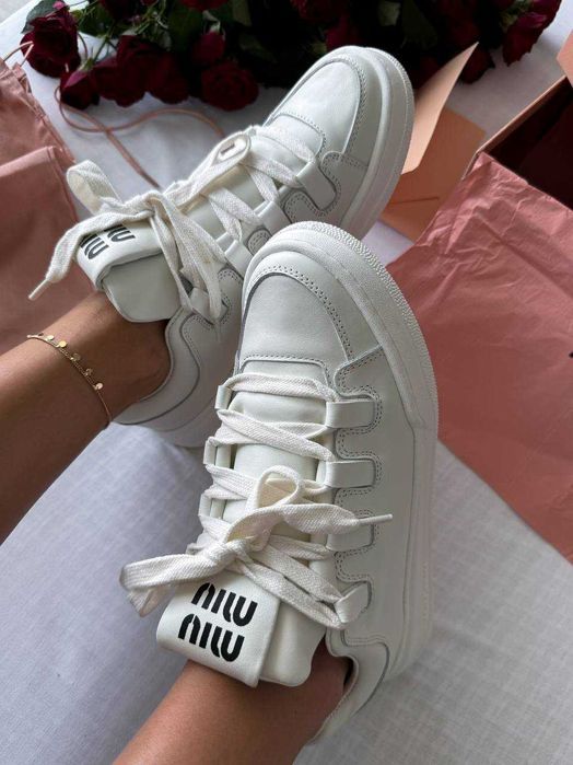 Кросівки Miu Miu Premium Full WHite