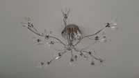 Żyrandol/Lampa sufitowa z kryształami
