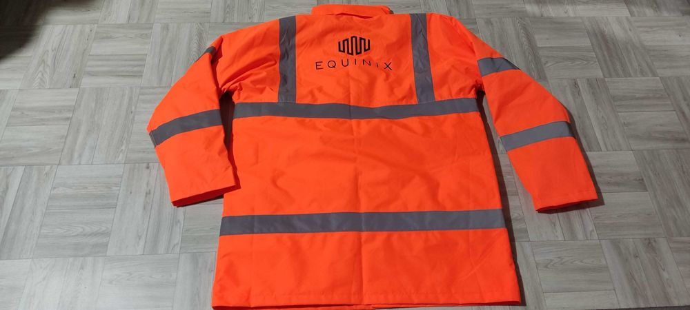 р52-54 Тепла робоча куртка Спецодяг чоловіча Водостійка Сигнальна