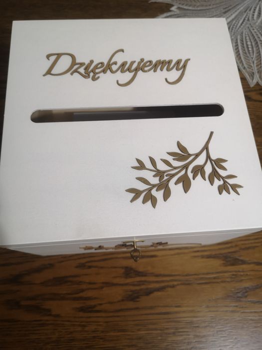Pudełko na koperty i obrączki