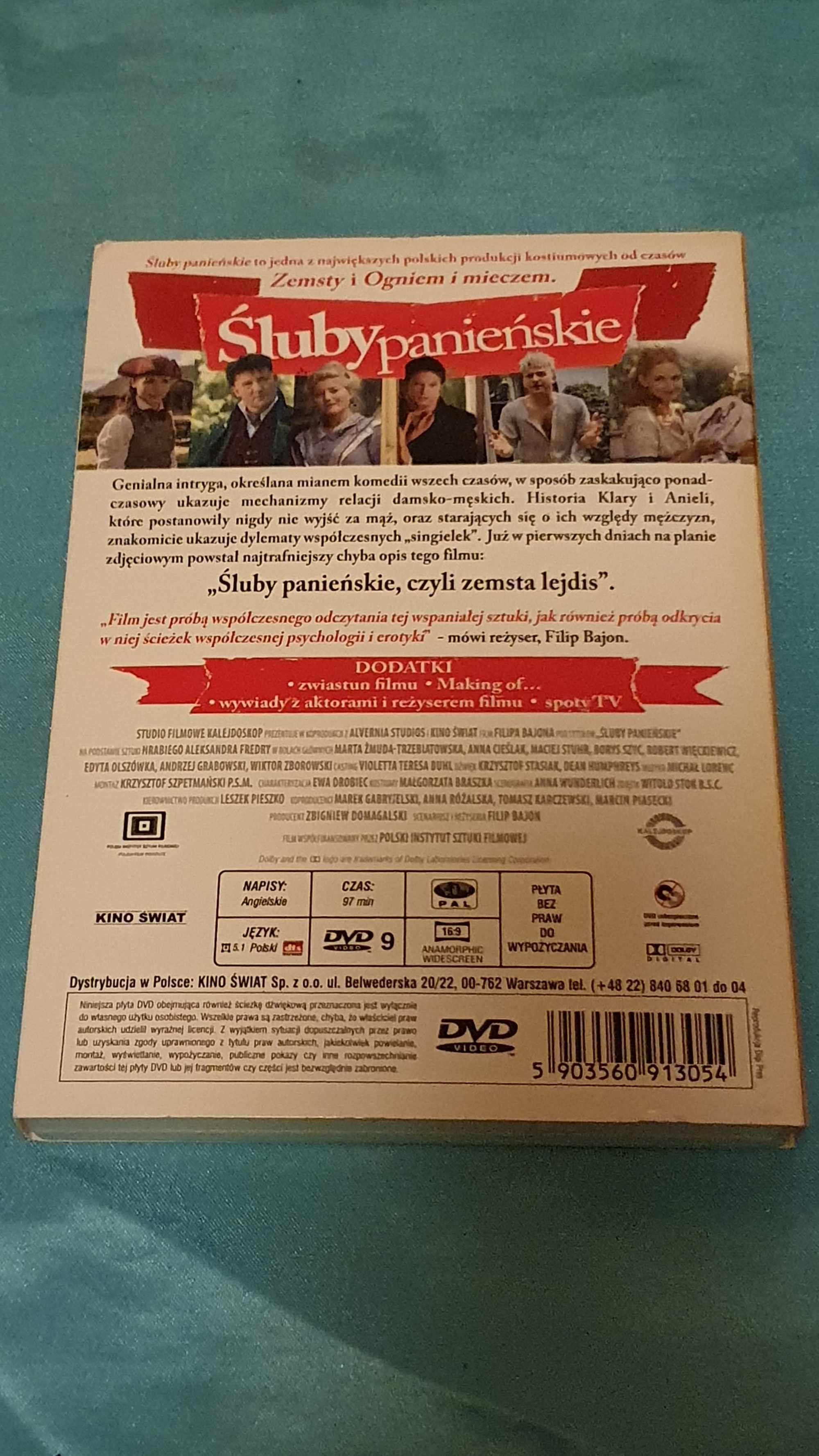 Śluby Panieńskie  DVD