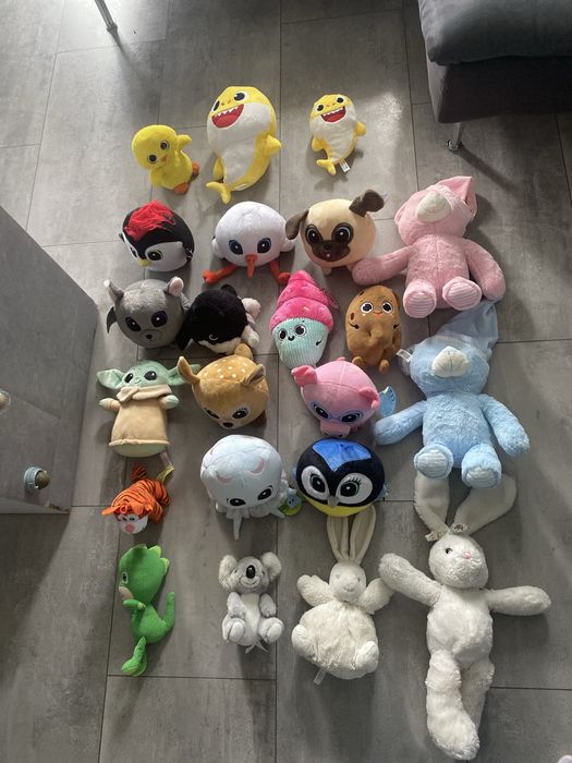 Zestaw pluszakow maskotek - uzywane i nowe z metkami