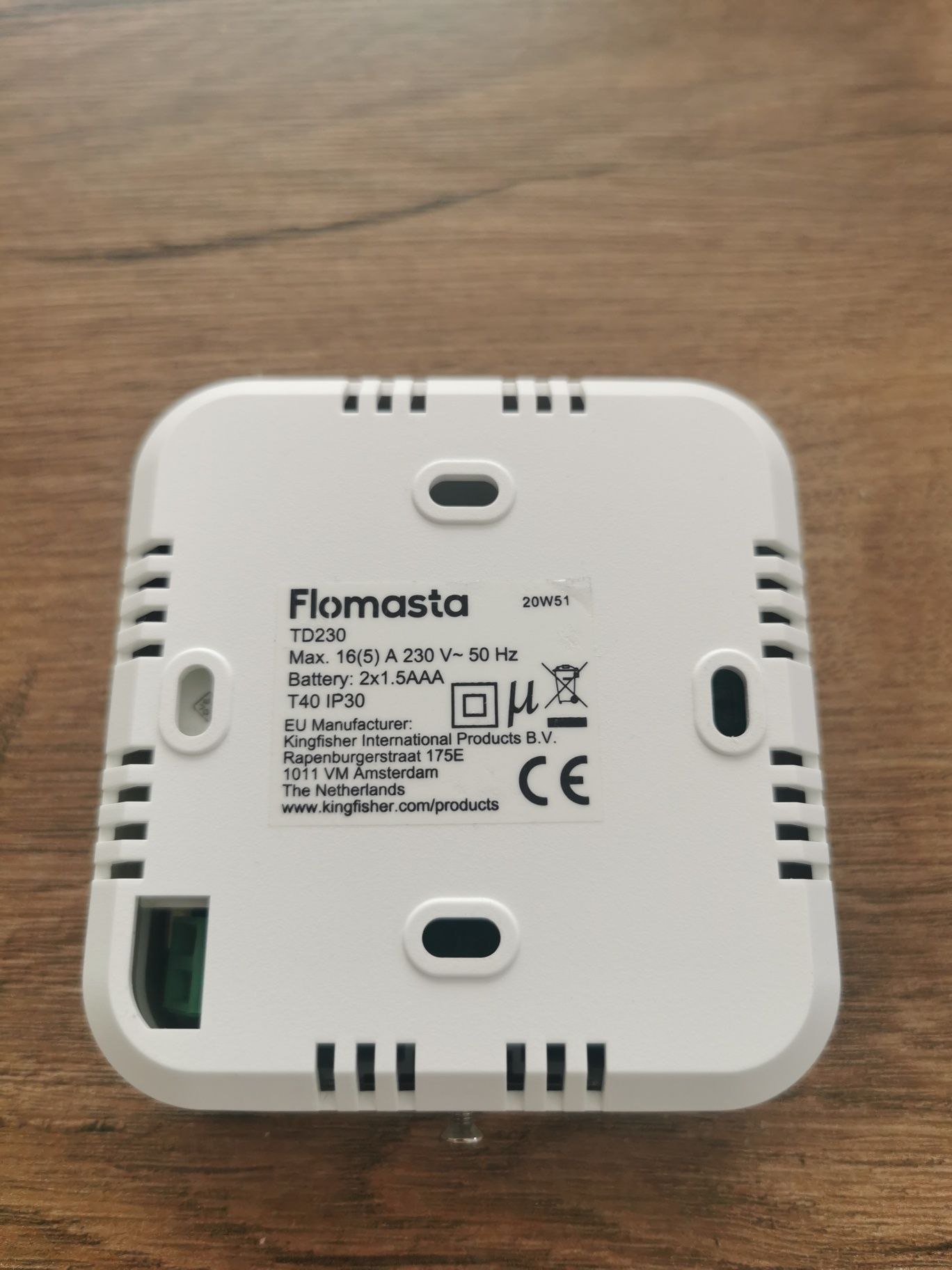 Termostat pokojowy regulator Flomasta nowy