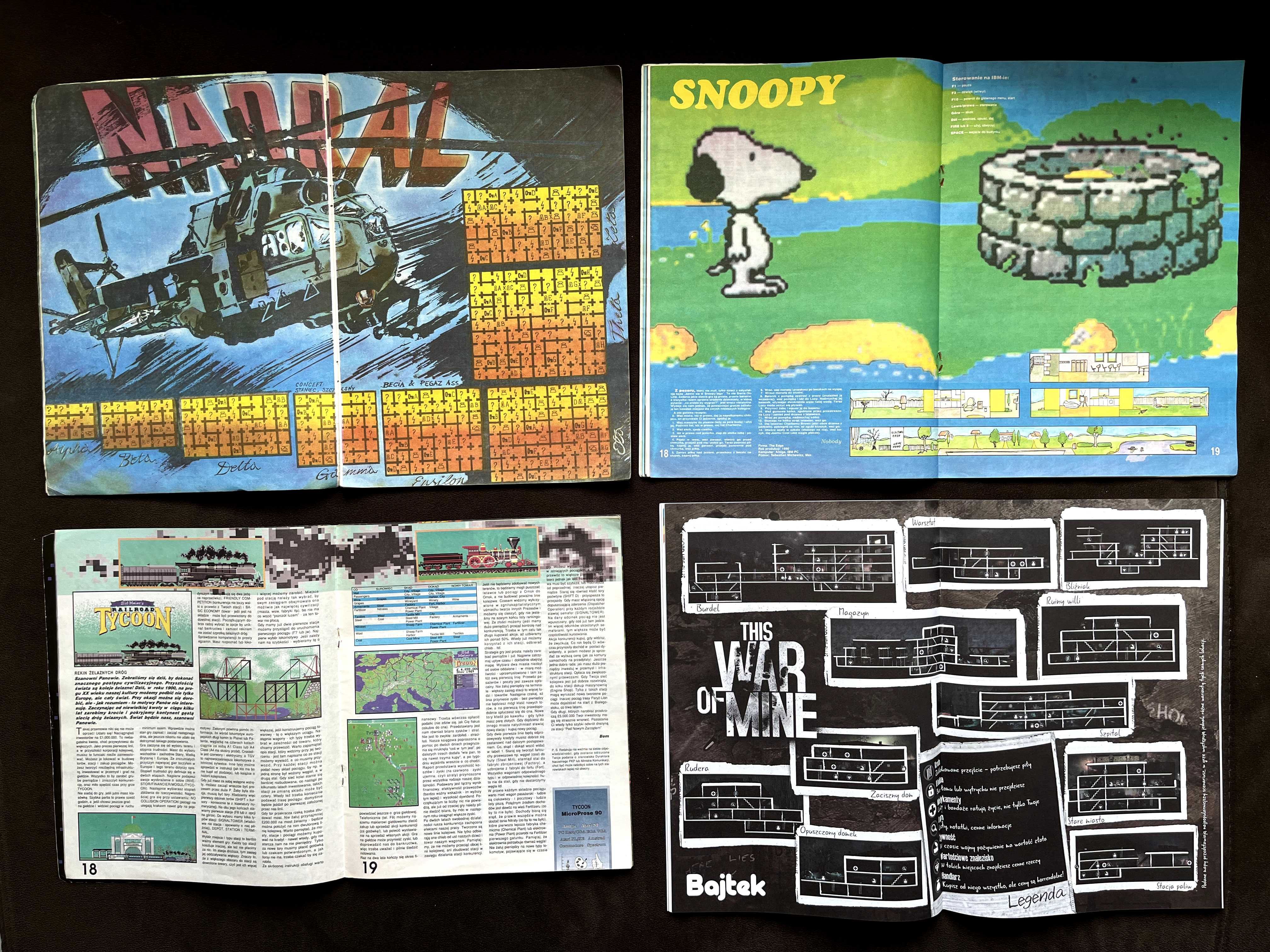 Top Secret numery 3, 6, 10 - 2-3/91, 8-9/91, 5-6/92 + Bajtek specjalny