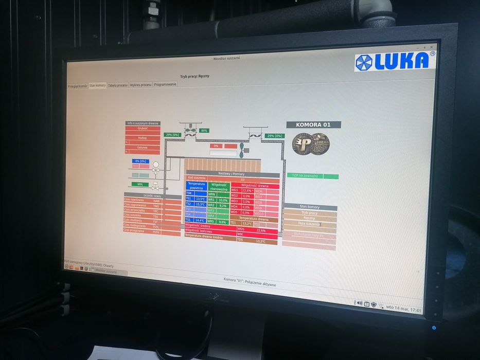 suszarnia do drewna 7-metrowa kompletna  sterowanie automatyczne