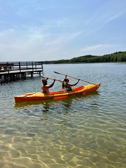 Całoroczny dom nad jeziorem SEN MAZUR z sauną, jacuzzi ,własną plażą