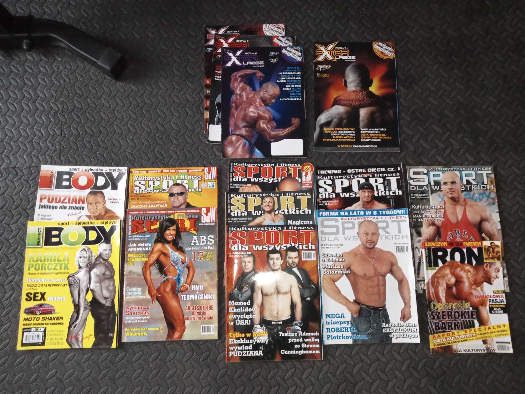 Archiwalne nr.czasopisma KULTURYSTYKA I FITNESS i kilka nr innych