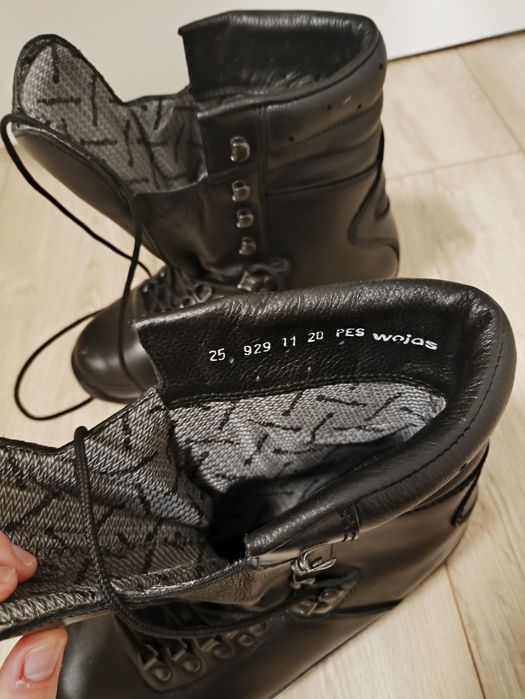 Buty wojskowe pancerne zimowe 39 25 cm