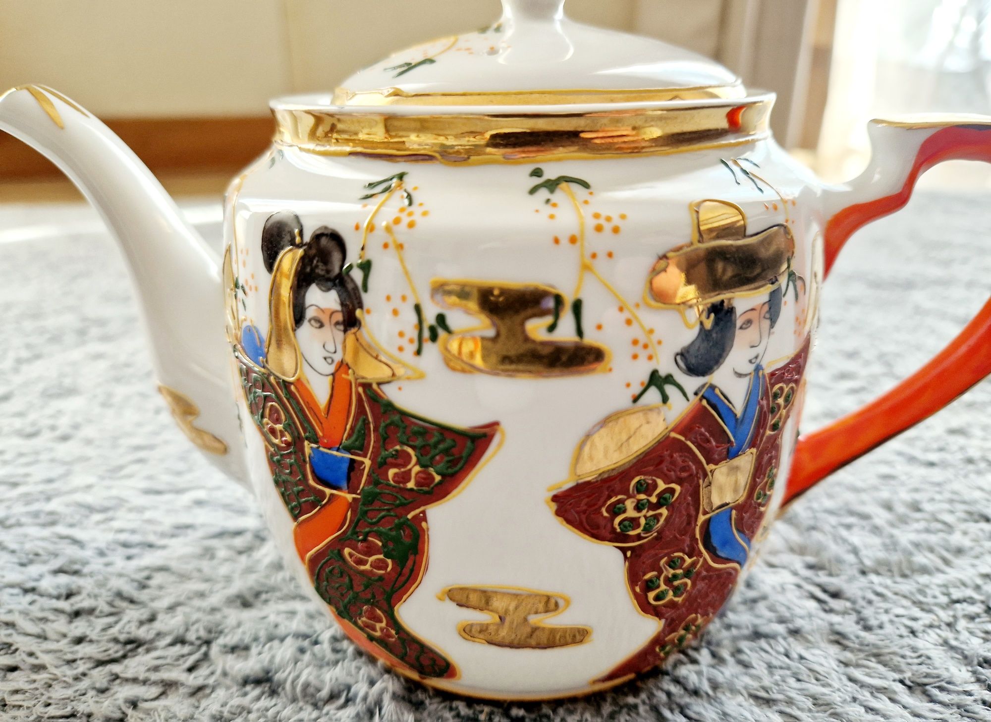 Serviço Chá/Café Porcelana Japonesa Casca Ovo