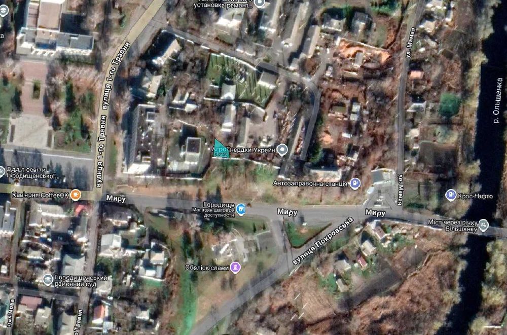 Продаж фасадної ділянки 1 гектар,  під торгівлю м.Городище, Терміново!