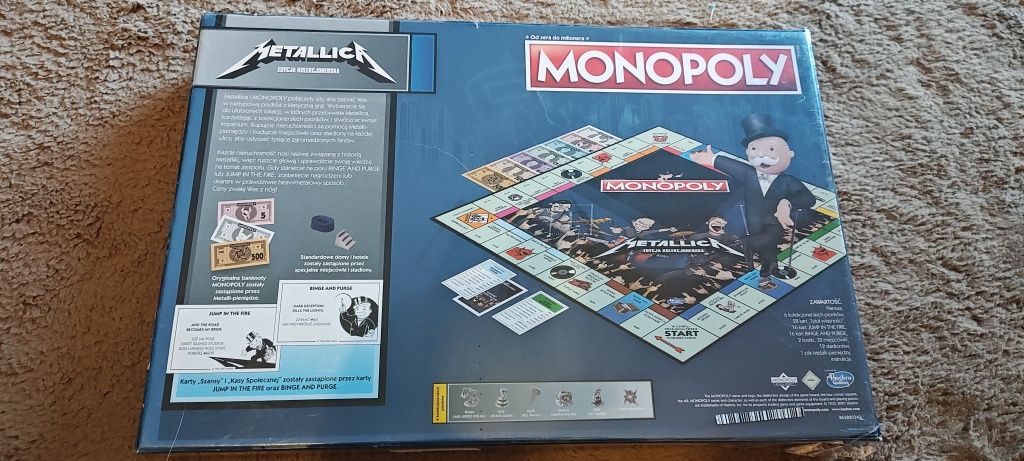 Monopoly Metallica Rock Metal 666