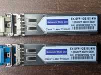 Wkładki SFP 1.25G SX 850nm 550m – Network Wide Ltd (2 szt.)